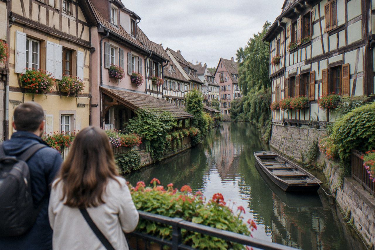From Basel, Colmar and Ribeauvillé, Freiburg